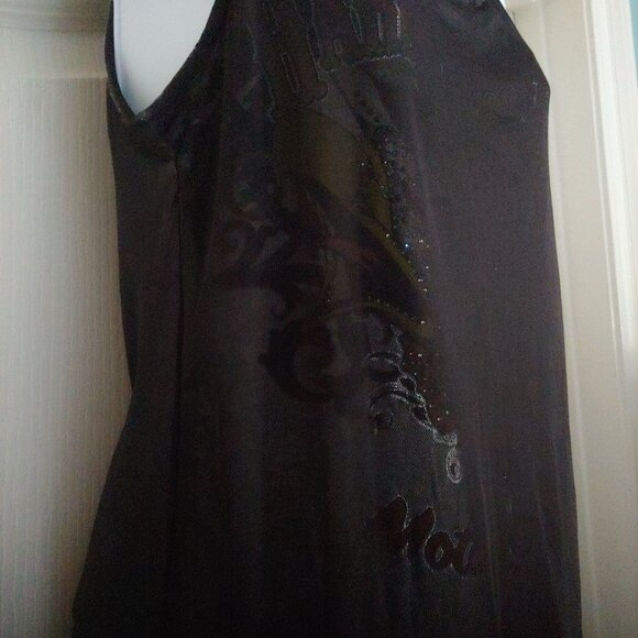 Harley Davidson Eagle Crystals Mesh Tank Biker Rocker Goth L - Picture 11 of 16